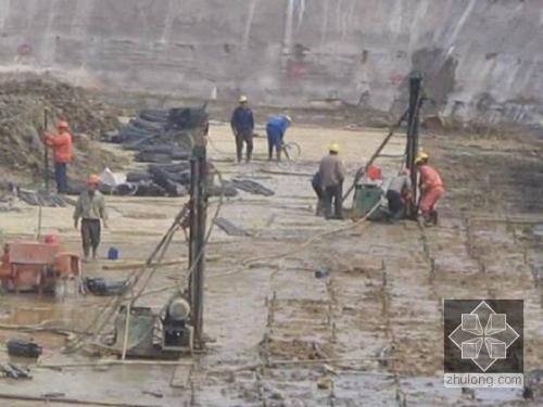 鹿寨我公司承建北京房山区水池地基注浆加固工程